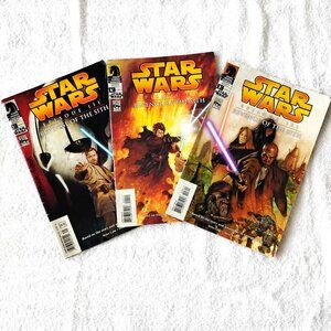 Vintage (3) Star Wars Comic Books Episode III Revenge of the Sith 2, 3 & 4 OLD